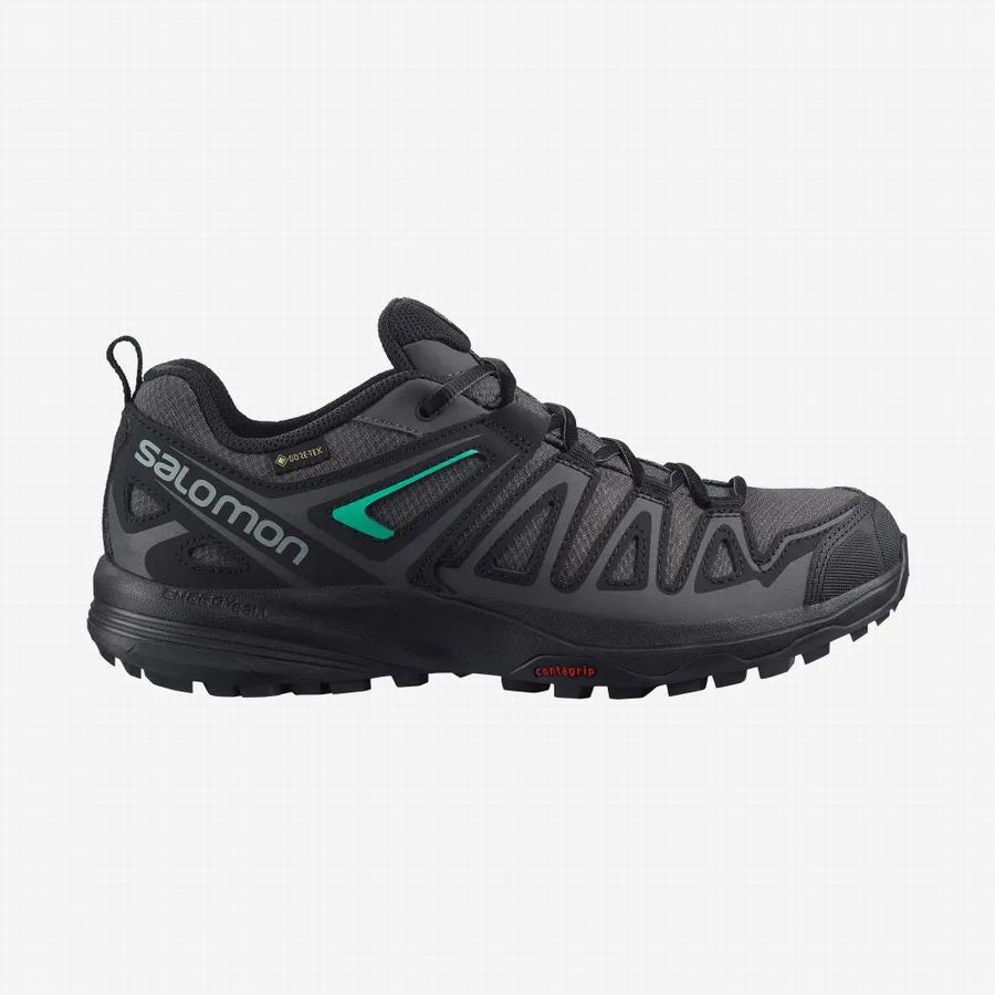 Salomon X Crest Gore-tex Kadın Trekking Ayakkabı Siyah [EWO1922IF]